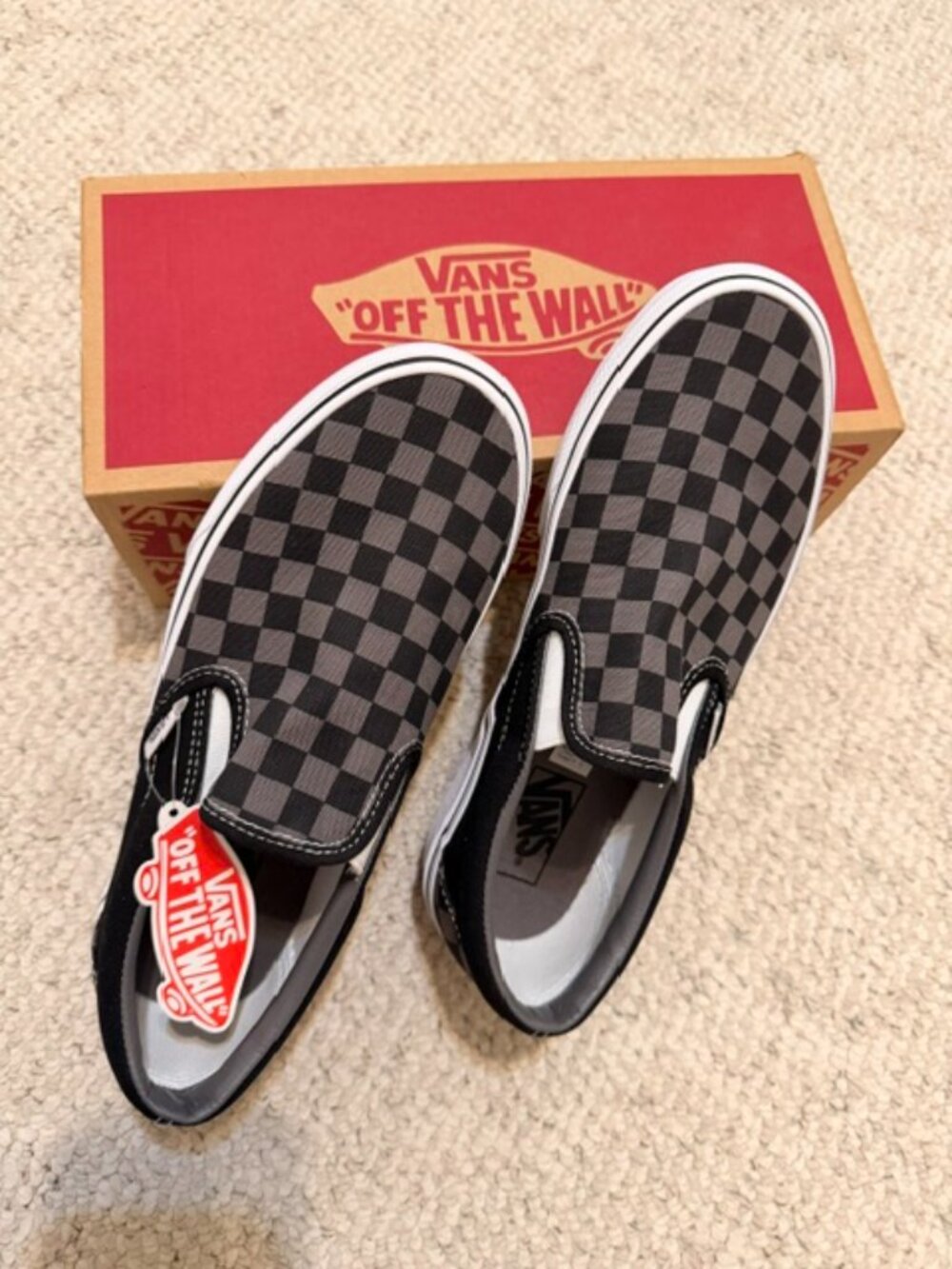 vans classic slip on mens 8.5 shoes